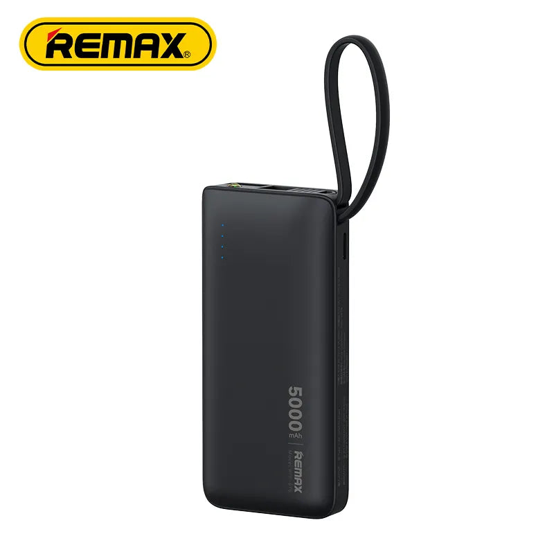 Remax RPP-676 5000 mah Power Bank With iPhone Cable